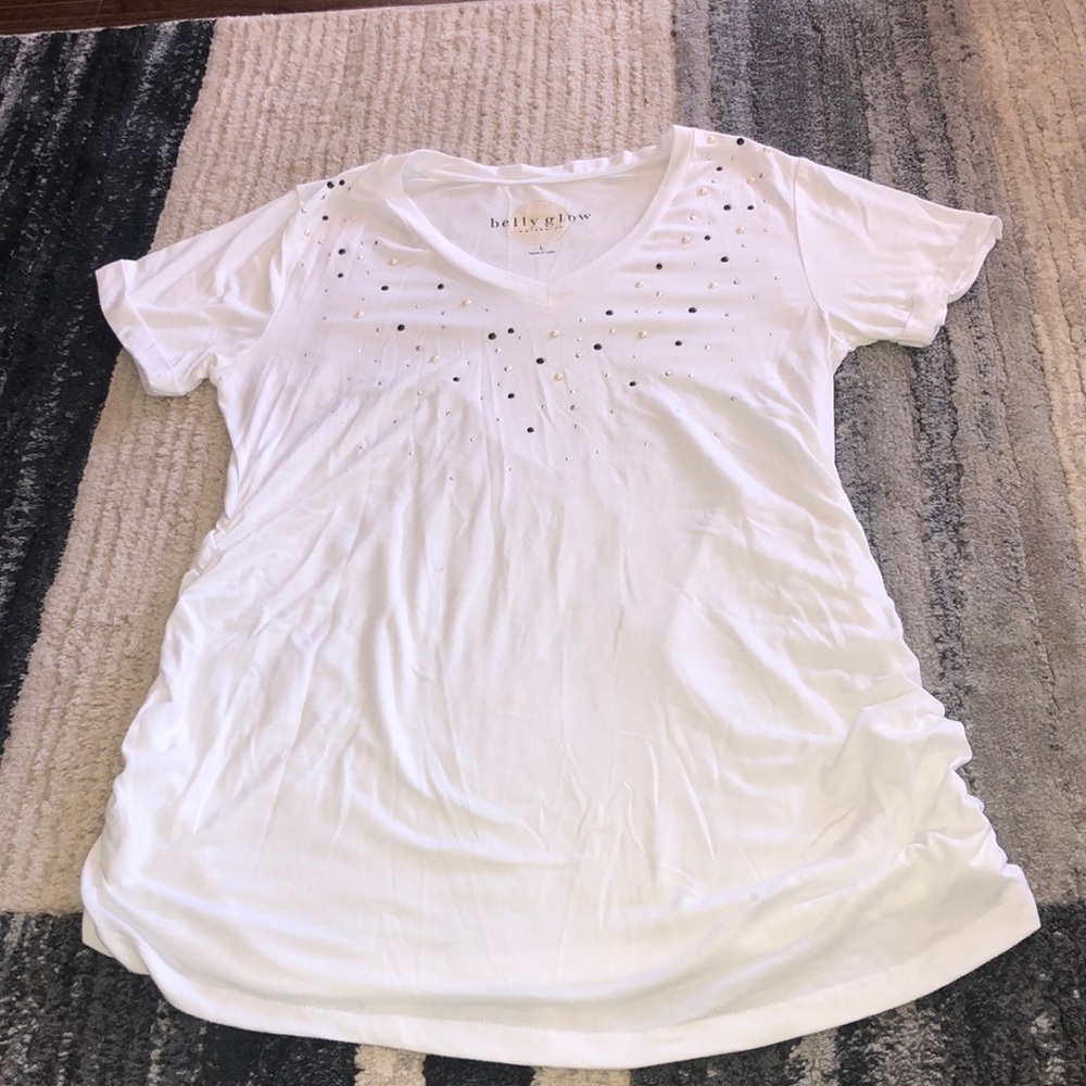 Bedazzled Maternity Tee